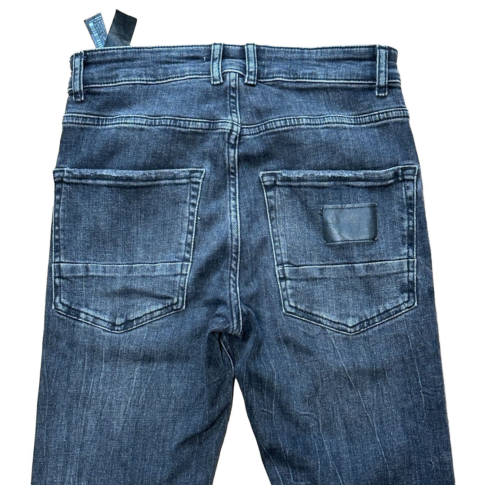 ZARA ブラック スキニーデニム サイズ36 メンズXS ザラ - メルカリ