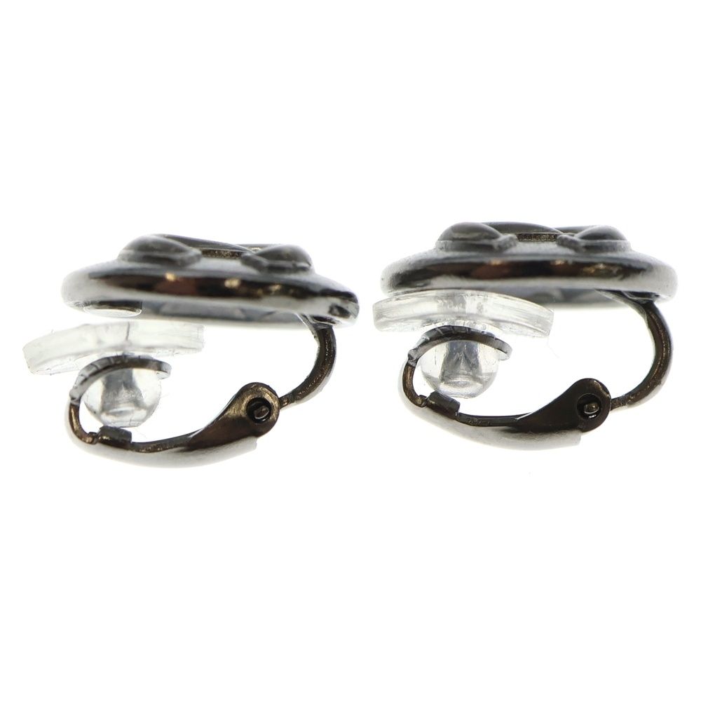  CHANEL シャネル ココマーク 円盤 イアリング シルバー イヤリング アクセサリー