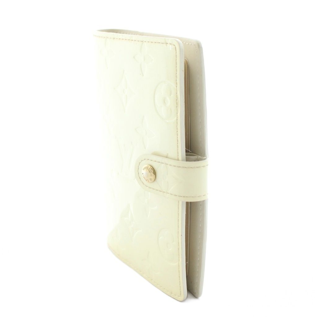 ルイヴィトン LOUIS VUITTON ヴェルニ アジェンダPM 手帳 6穴式 白 ホワイト R 21002 KU OH BM