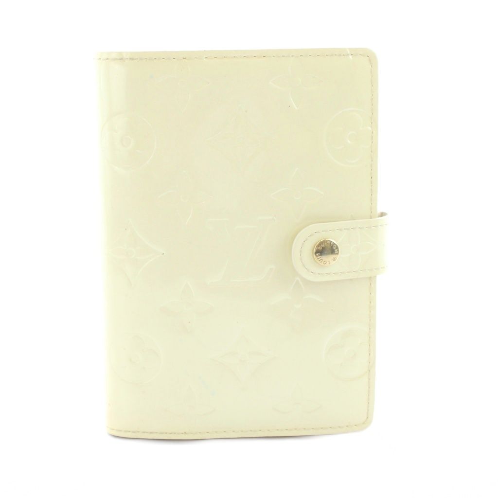 ルイヴィトン LOUIS VUITTON ヴェルニ アジェンダPM 手帳 6穴式 白 ホワイト R 21002 KU OH BM