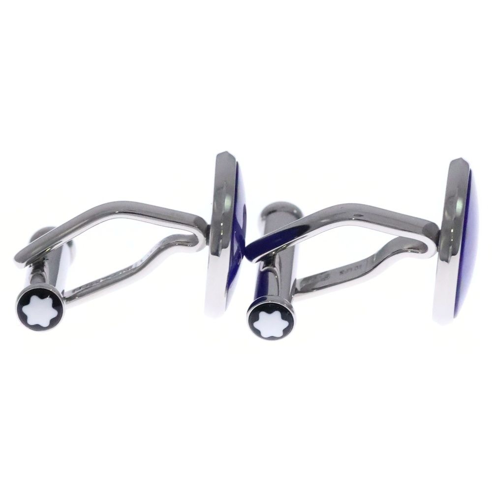  MONTBLANC モンブラン スター ラウンド型カフリンクス ブルー ブラック その他 その他