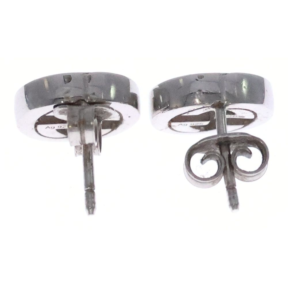 GUCCI グッチ ミニGGロゴピアス シルバー