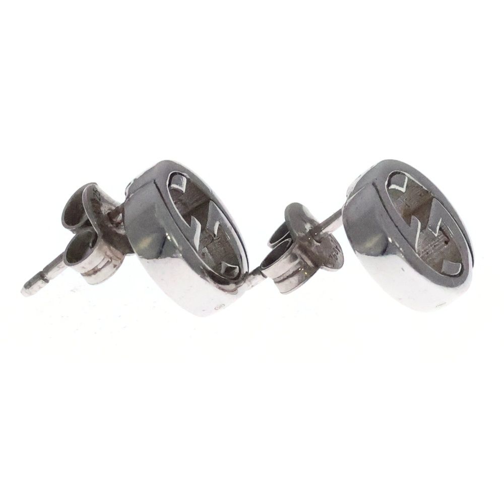  GUCCI グッチ ミニGGロゴピアス シルバー その他 ヘアアクセサリー