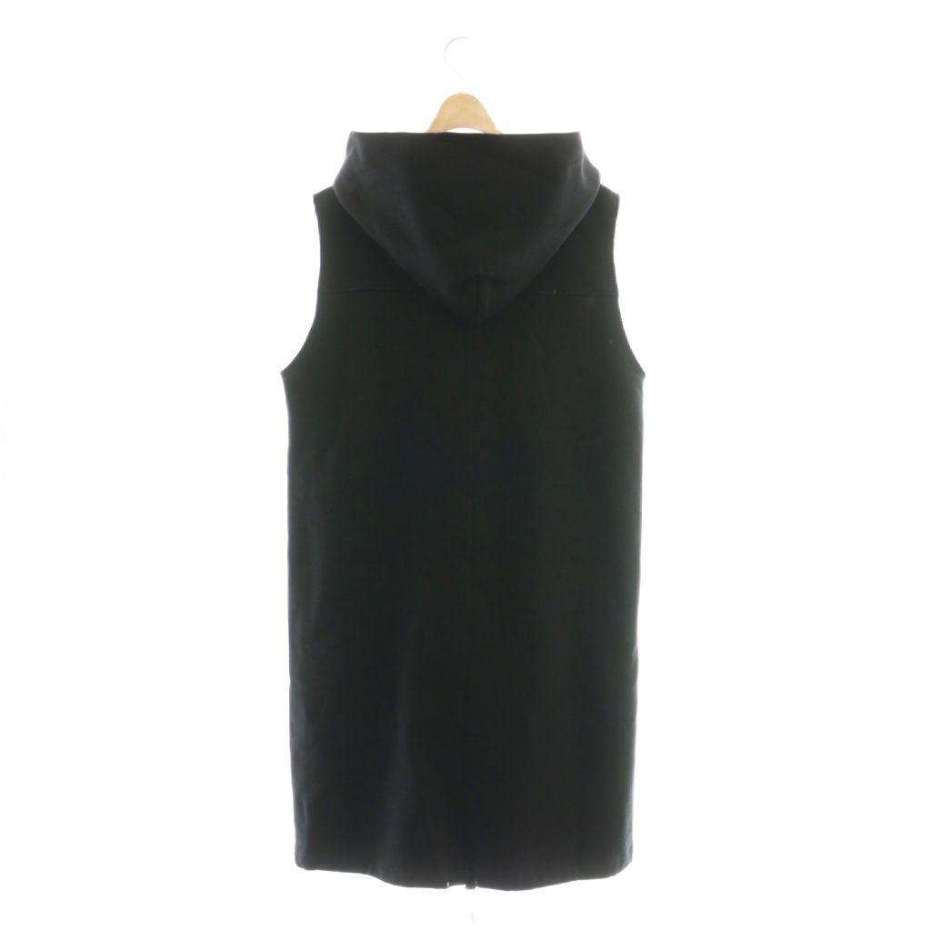 モノアース MONOEARTH ヘビーウェイト裏毛フーデットジレ ベスト L-SM ブラック CX OS