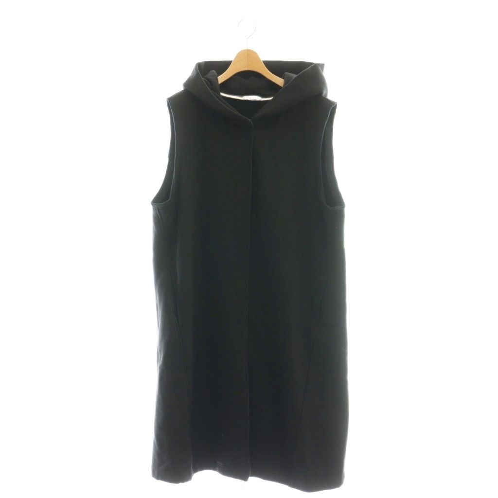 モノアース MONOEARTH ヘビーウェイト裏毛フーデットジレ ベスト L-SM ブラック CX OS