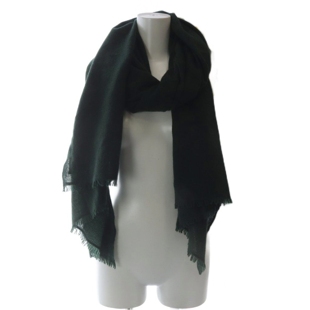ドゥースグロワール douce gloire ストール マフラー カシミヤ フリンジ カーキ YO 16