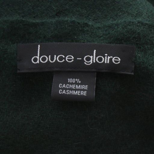  ドゥースグロワール douce gloire ストール マフラー カシミヤ フリンジ カーキ YO 16 ストール ショール 小物