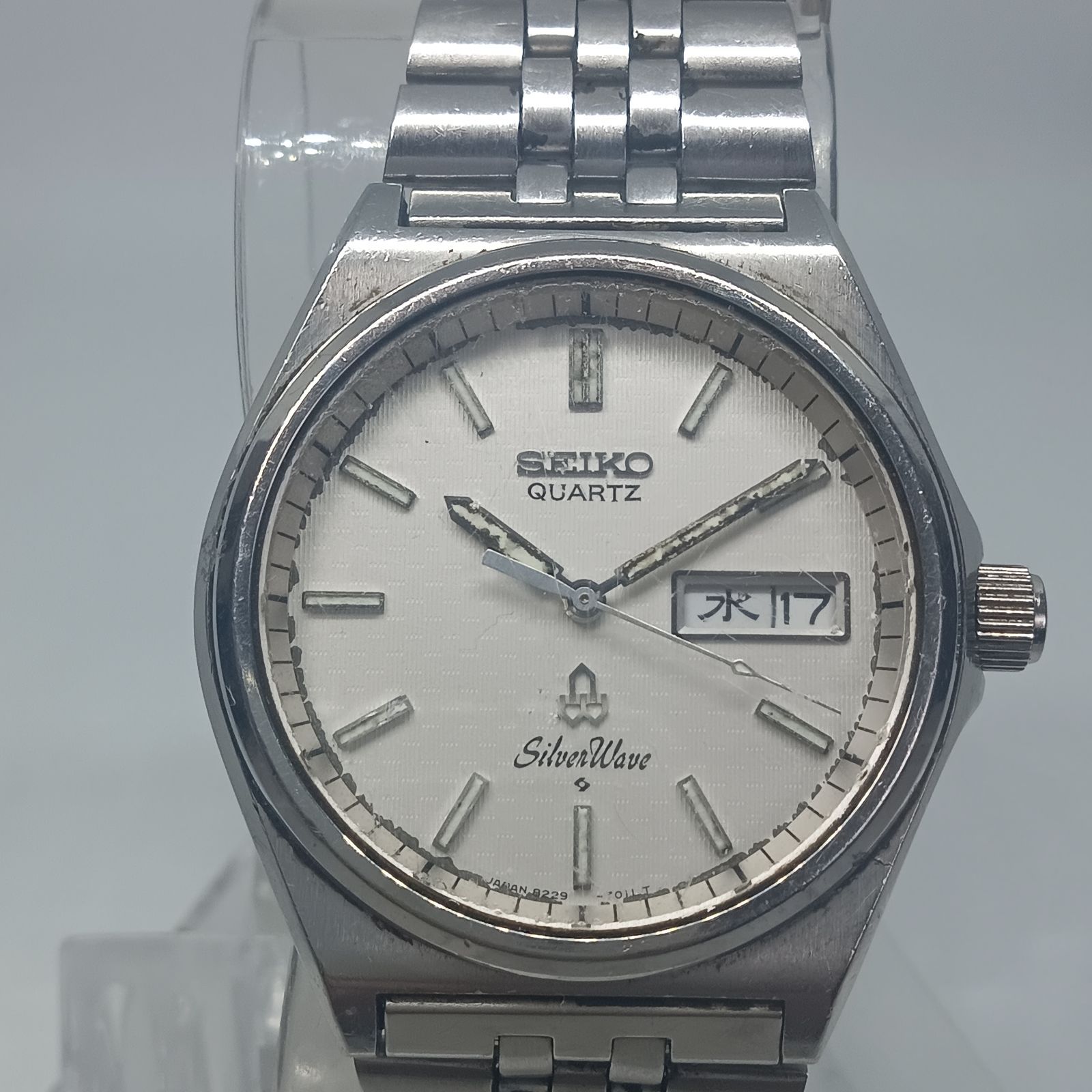 稼働 良品】1217-7 SEIKO Silver Wave セイコー シルバーウェーブ 8229
