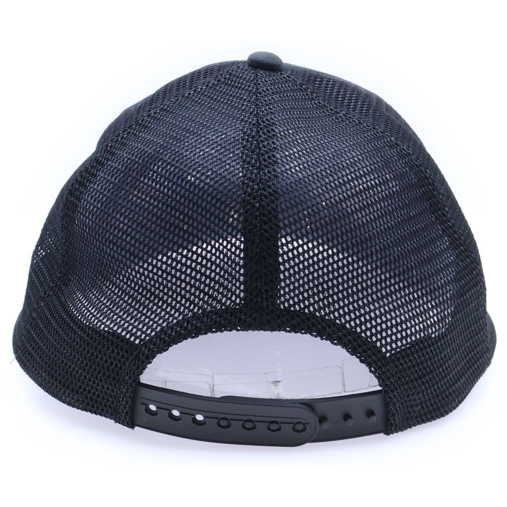 ネイバーフッド Logo Print Mesh Cap 231 YGNH-HT 02 S ロゴ プリント メッシュキャップ ブラック