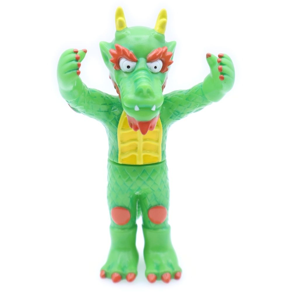 シークレットベース × SUPER 7 CAB DRAGON スーパーセブン キャバレロ キャブドラゴン フィギュア ソフビ グリーン