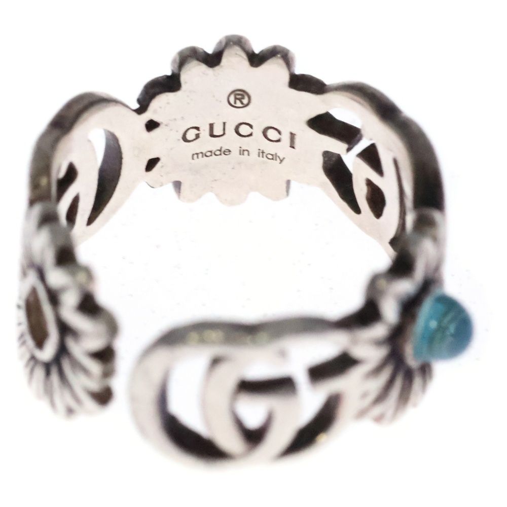 GUCCI (グッチ) ダブルG フラワー リング シルバー - メルカリ