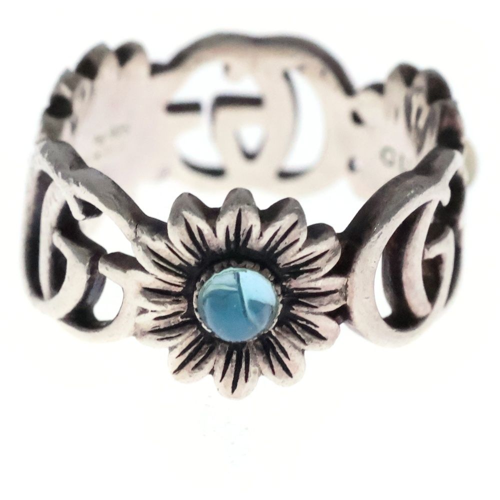 GUCCI (グッチ) ダブルG フラワー リング シルバー - メルカリ