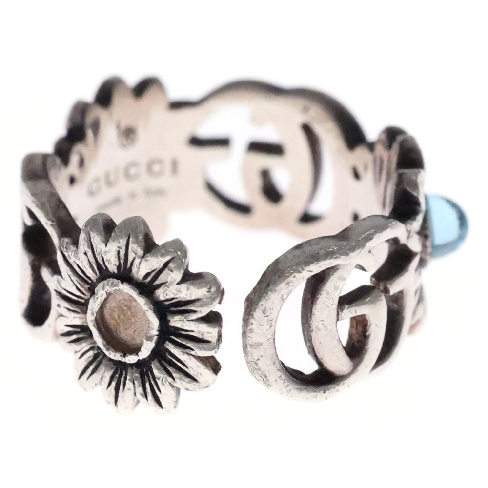 GUCCI (グッチ) ダブルG フラワー リング シルバー - メルカリ