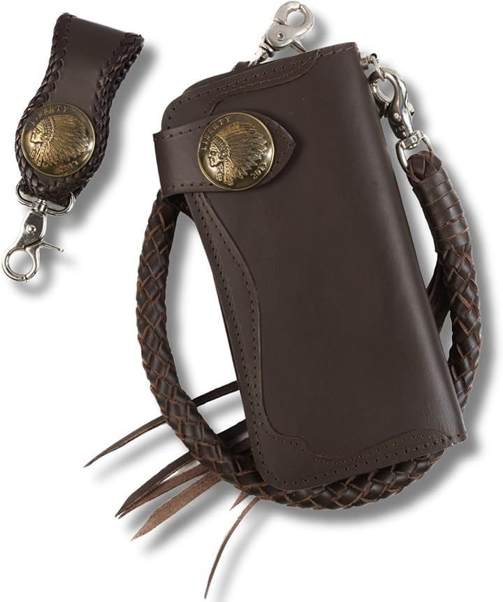 ASIAN ZACCA バイカーズウォレット 長財布 ウォレットチェーン