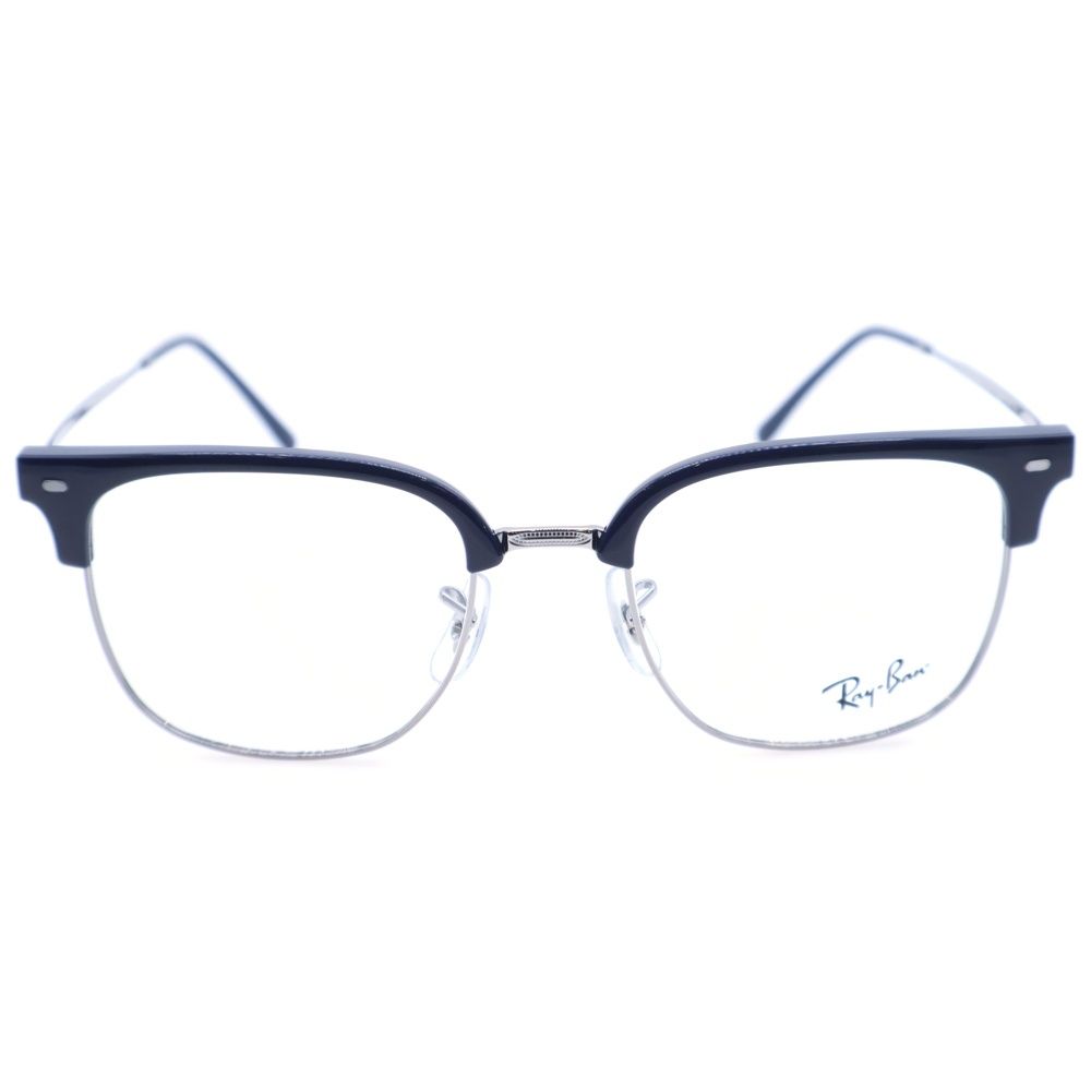 Ray Ban レイバン クラブマスター ハーフリム ボストン メガネ アイウェア サングラス ネイビー RB 7216