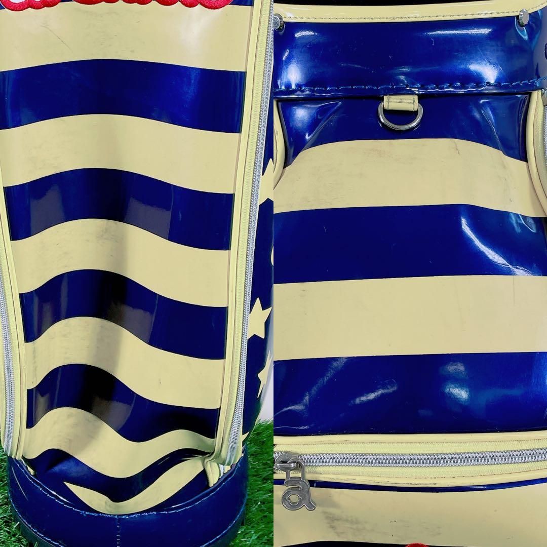 ゴルフ 6口 キャディバッグ アルチビオ 星柄 メンズ レディース N1926