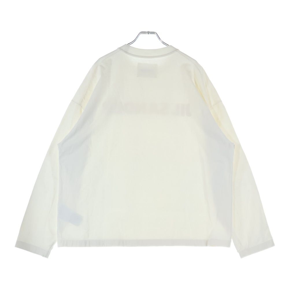 JIL SANDER (ジルサンダー) LOGO PRINT L/S T-SHIRTS ロゴプリント長袖