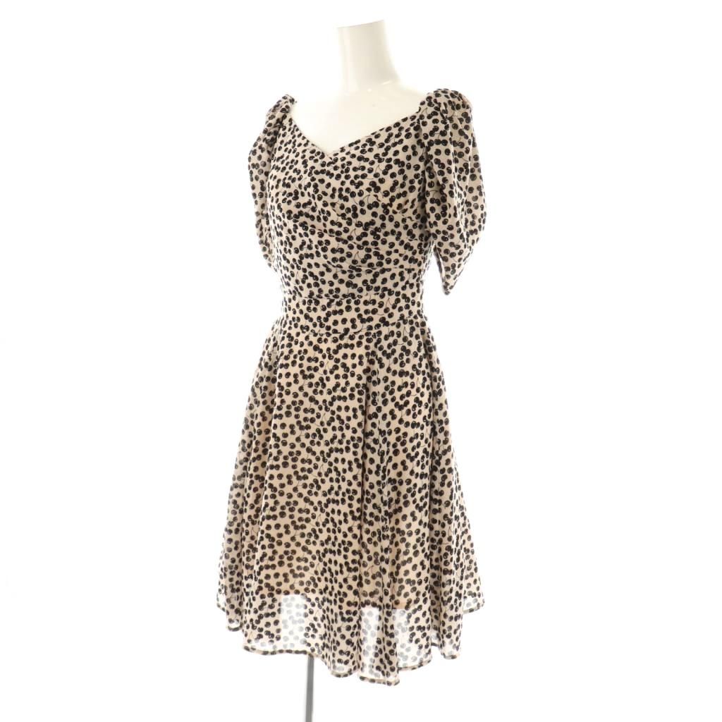 ハーリップトゥ Her lip to チェリーワンピース ミニ S ピンク