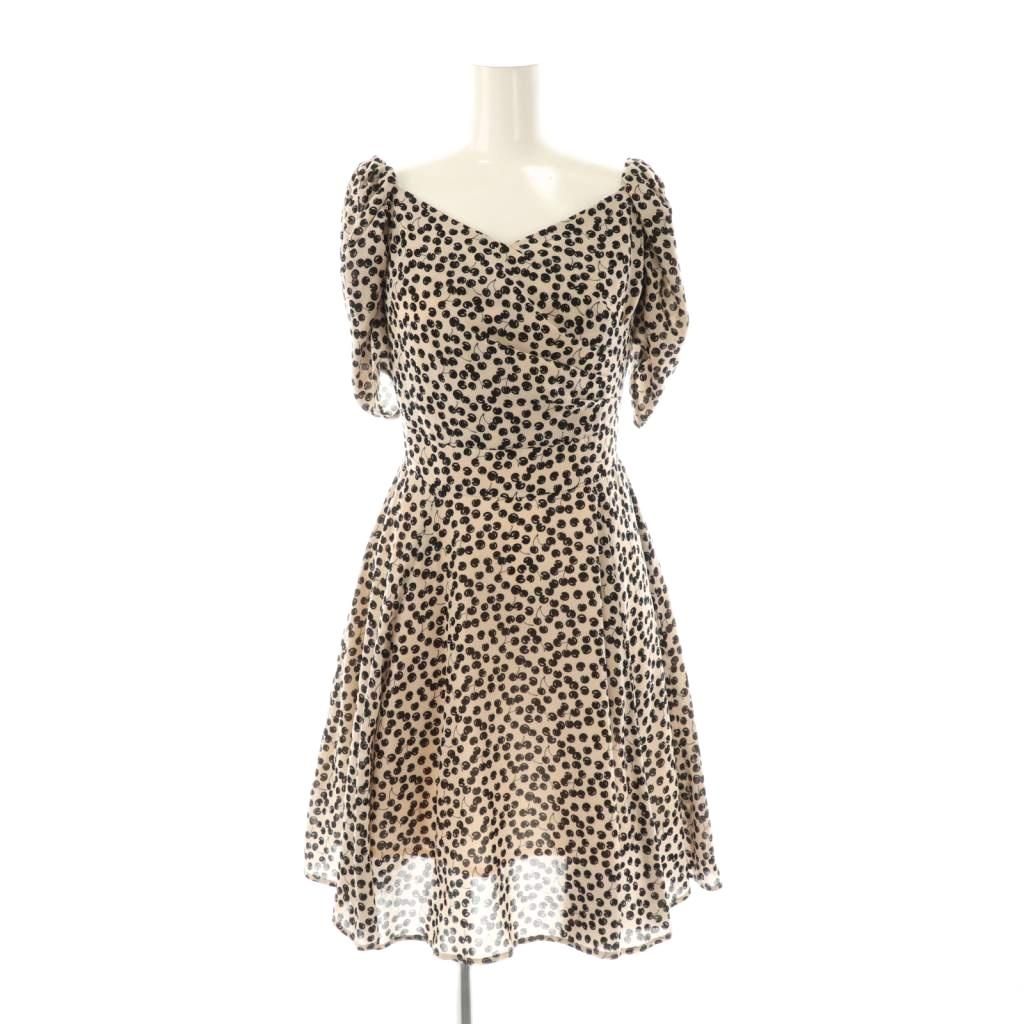 ハーリップトゥ Her lip to チェリーワンピース ミニ S ピンク