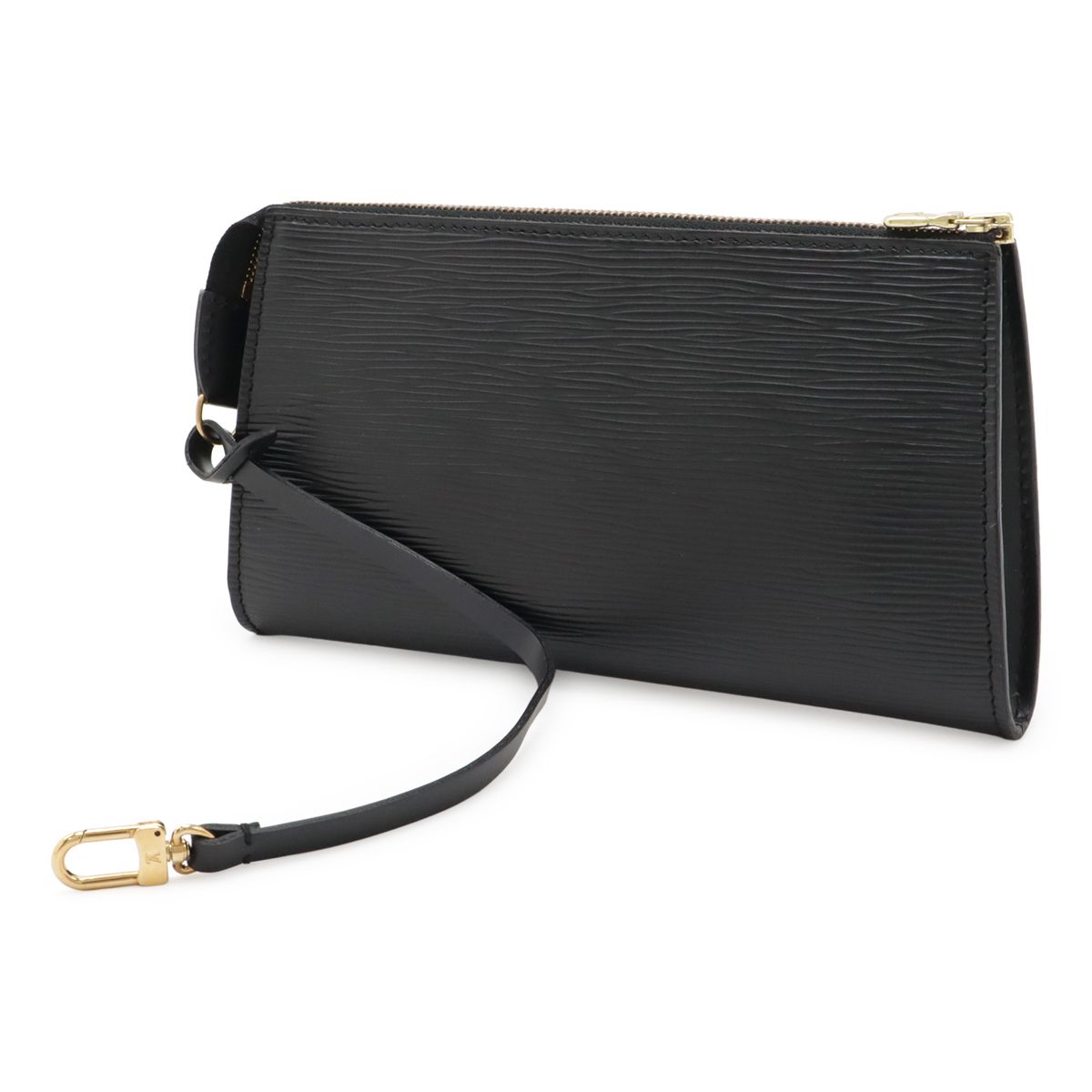 LOUIS VUITTON ルイ ヴィトン エピ ポシェット アクセソワール 21 ポーチ ハンドバッグ ノワール ブラック ゴールド金具 M 52952