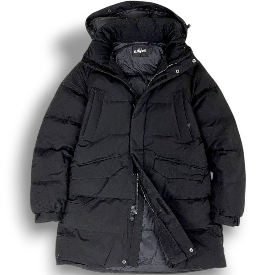 mont-bell モンベル DUCK DOWN ラクーンファー付きフーデッド ミドル丈