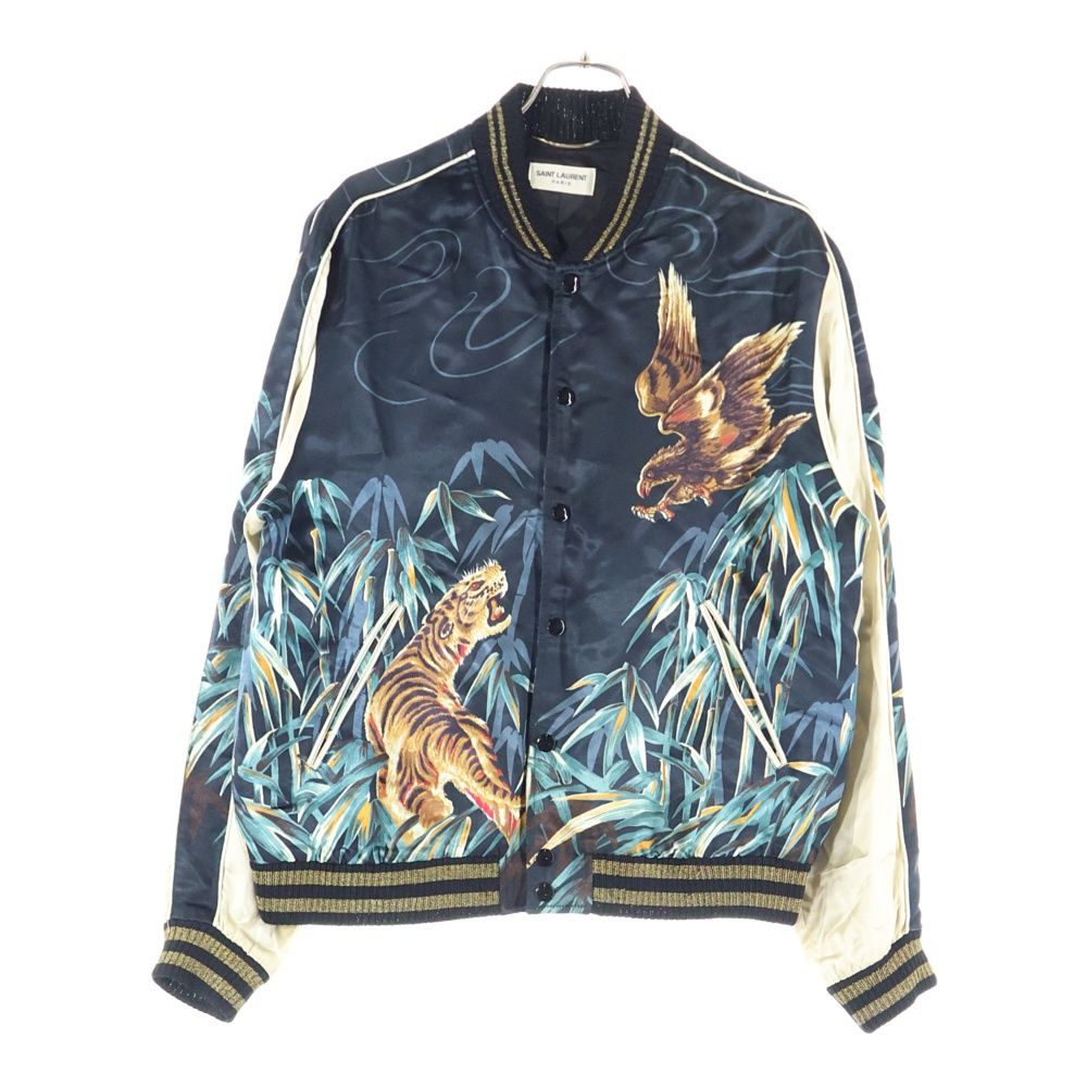 SAINT LAURENT 16SS 鷹虎イーグルタイガースカジャンブルゾン SAINT LAURENT PARIS (サンローランパリ) 16SS 鷹虎 イーグルタイガー