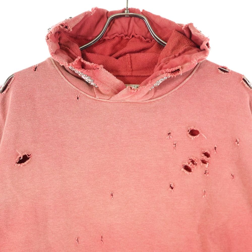 KAPITAL (キャピタル) 裏毛 スリラーダメージフードスウェット