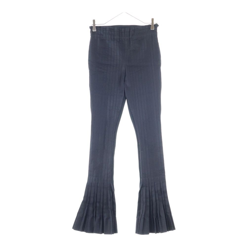 Sacai サカイ 23 SS ウエストマーク ニットドッキング フ パンツ レディース ブラック 06603