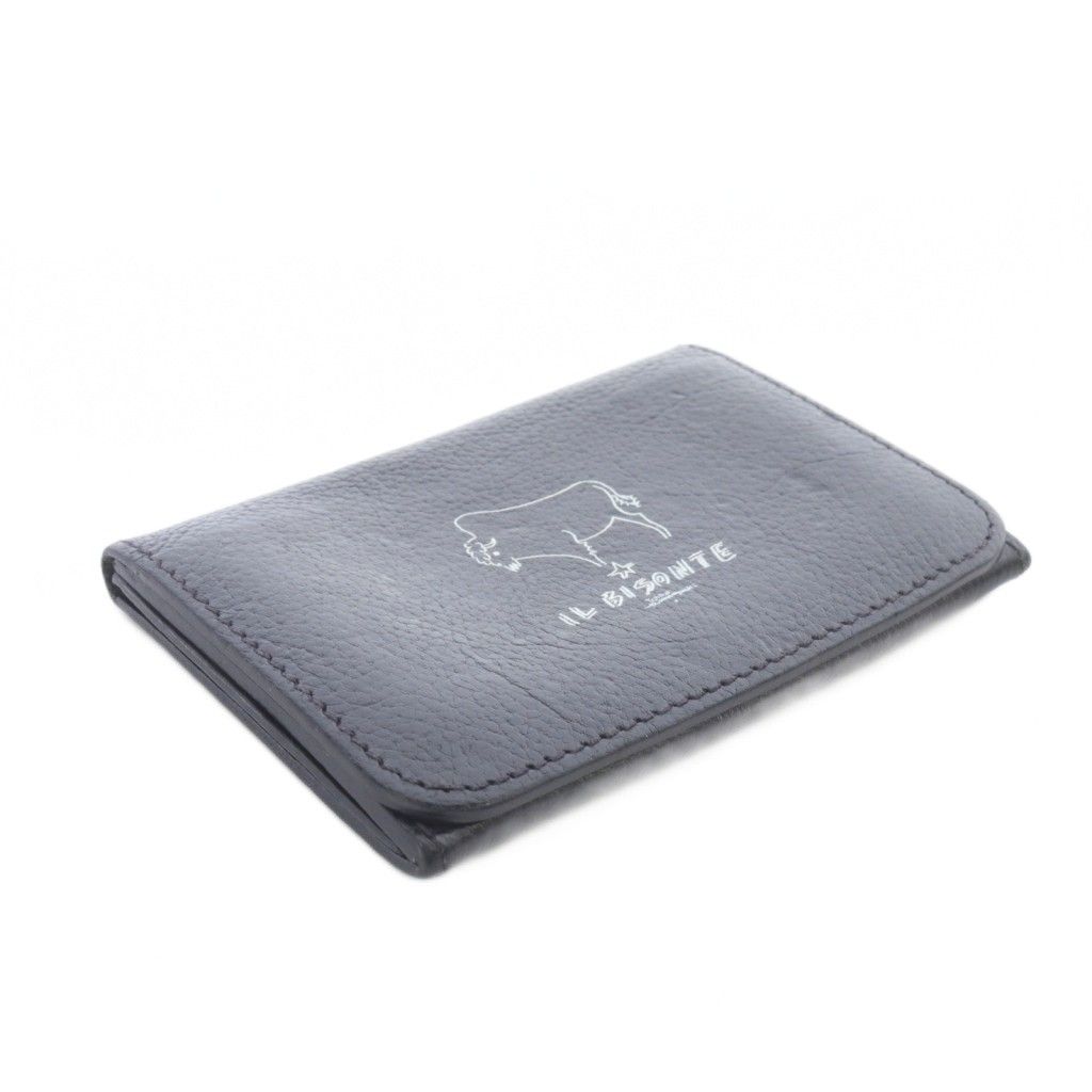 イルビゾンテ IL BISONTE 山口一郎 カードケース 名刺入れ 黒 - メルカリ