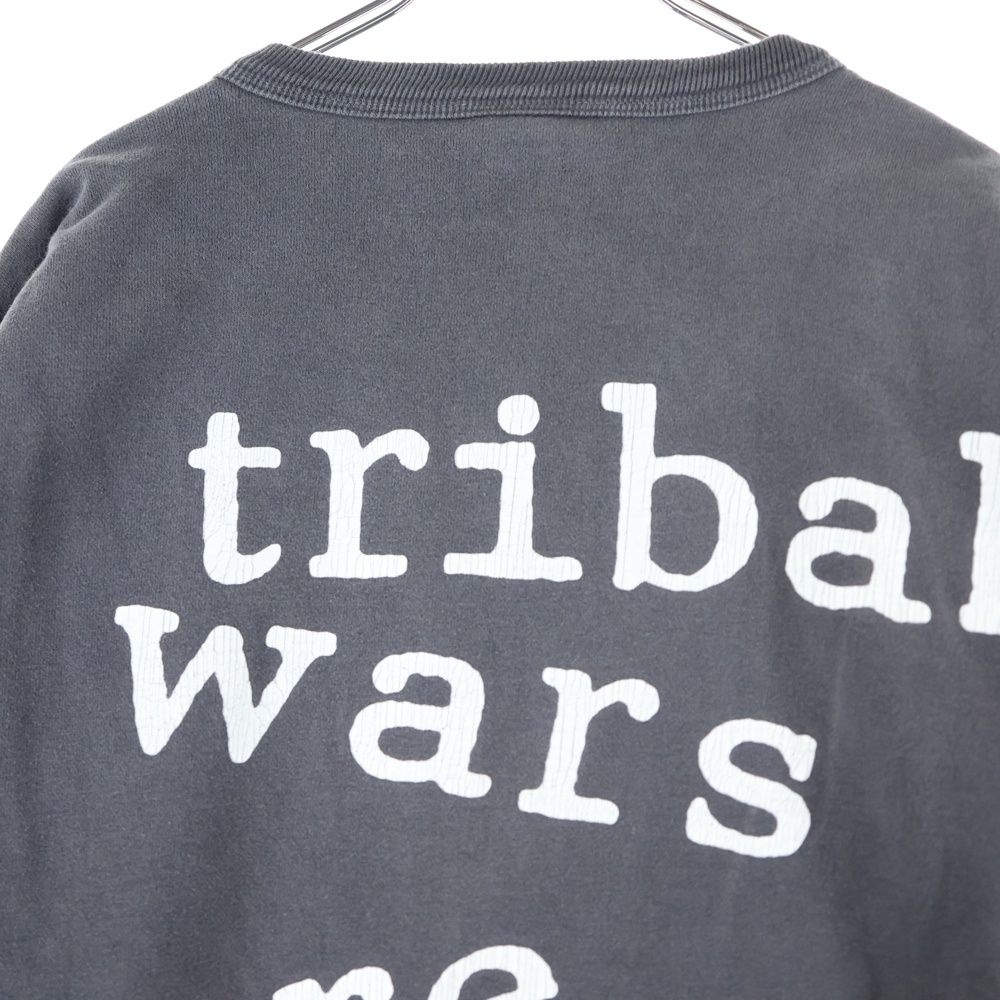 SAINT MICHAEL セントマイケル ダメージ加工スウェット トレーナー SAINT MICHAEL(セントマイケル) 23AW CRW N SWT ダメージ加工 クルー