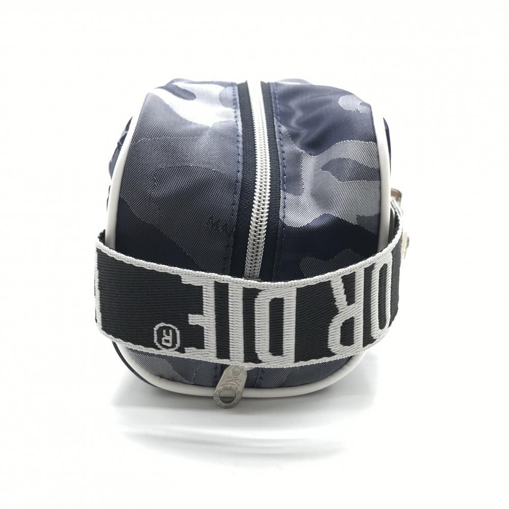 超美品】マークアンドロナ カートバッグ ネイビー×白 カモフラ