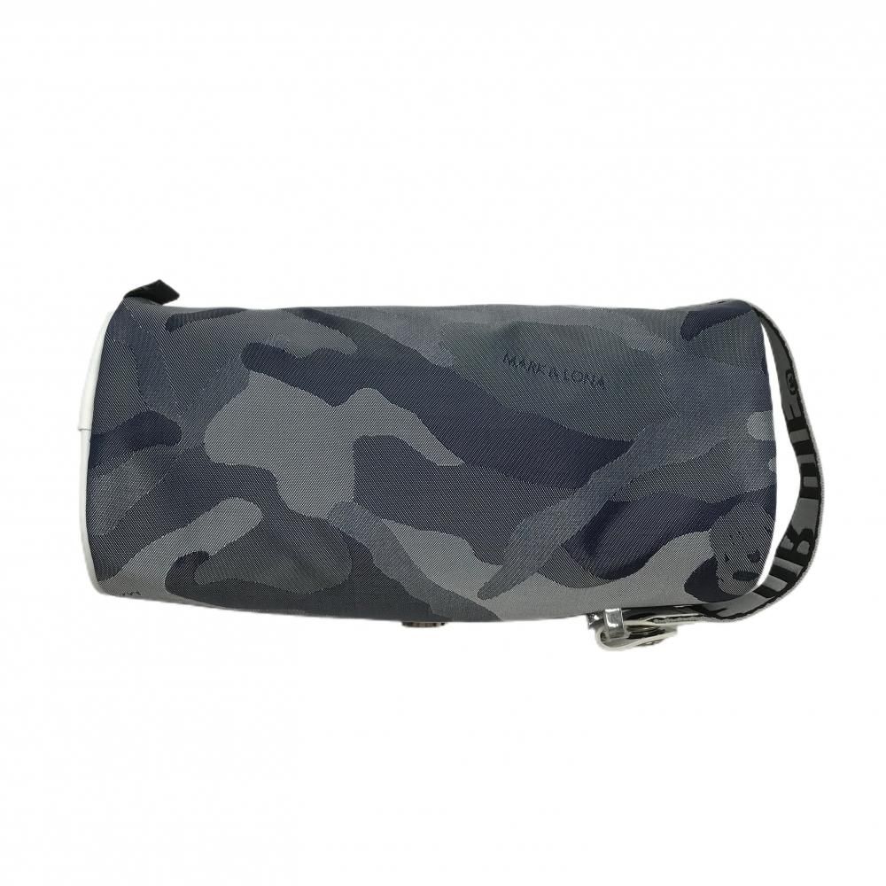 超美品】マークアンドロナ カートバッグ ネイビー×白 カモフラ