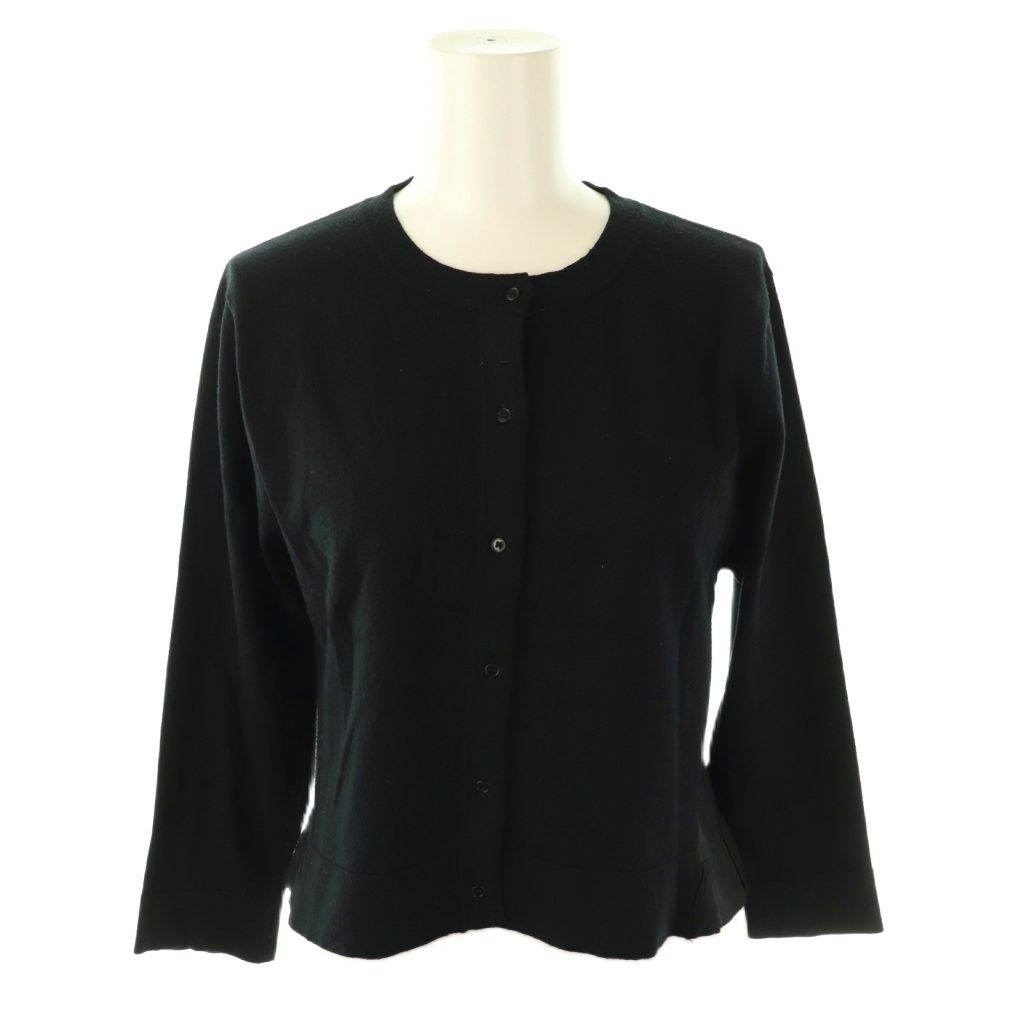 YOKO CHAN ブラックカーディガン ヨーコチャン YOKO CHAN サイド切替カーディガン 38 ブラック /DO □OS