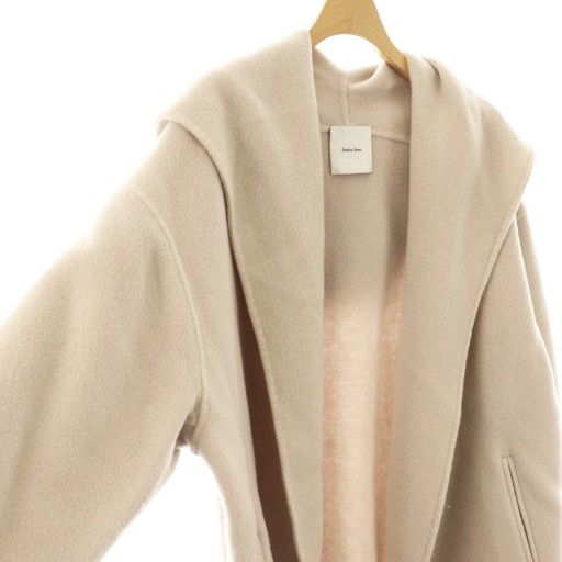 スピック&スパン Spick&Span ダブルモッサリバーフーディ―コート