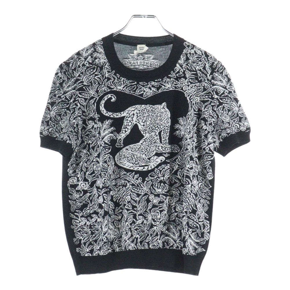 HERMES (エルメス) ジャングル ラブ カシミヤ アニマル ジャガード柄