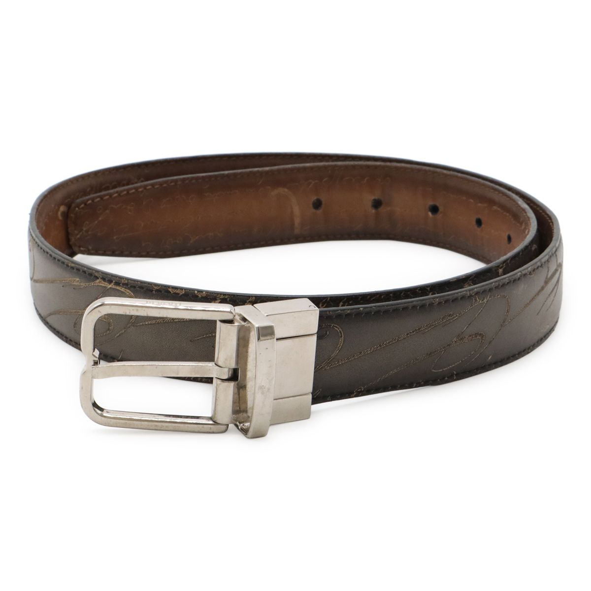 Berluti ベルルッティ エッセンス リバーシブルベルト カリグラフィ