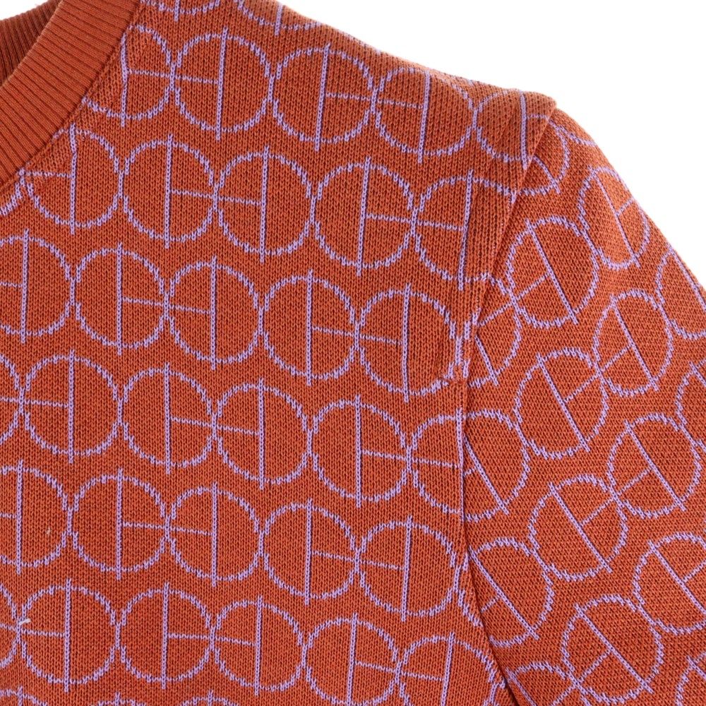 HERMES (エルメス) 22SS Hロゴジャガード 総柄 コットン クルーネック