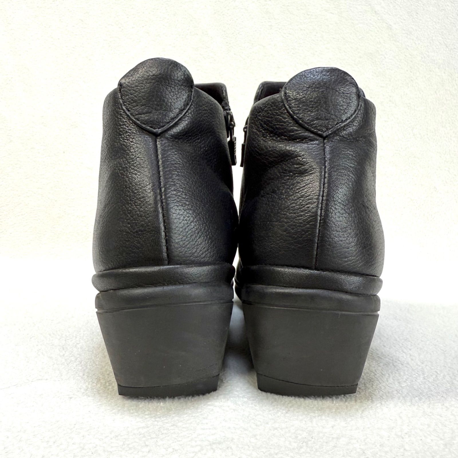 【未使用級】フィットフィット　パンプス　ウェッジソール　黒　23.5 フィットフィット黒、ウェッジソール fitfit 23〜23.5cm相当 パンプス