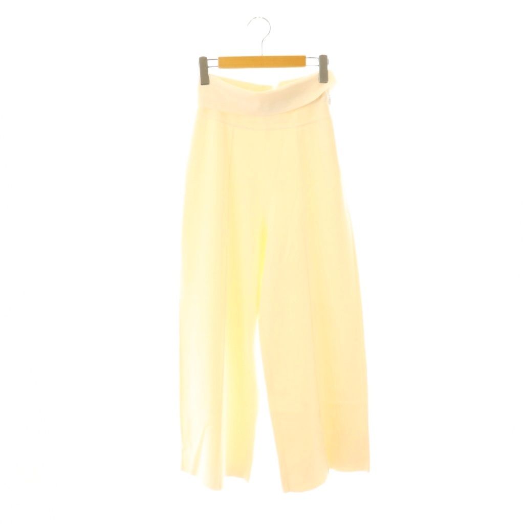 エポカ EPOCA 24 SS La maglia ニットワイドパンツ 38 アイボリー ES OS