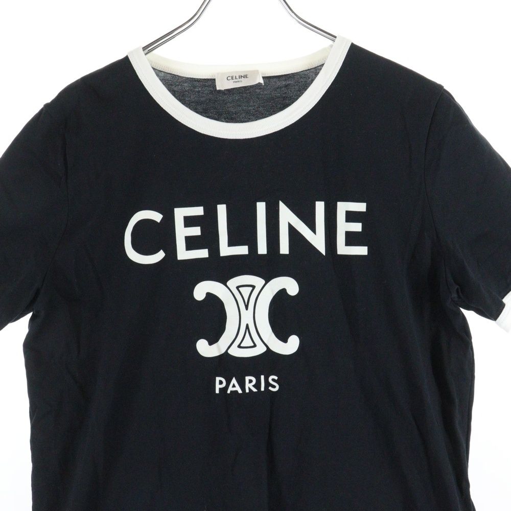 CELINE (セリーヌ) トリオンフ ロゴプリント コットンジャージー