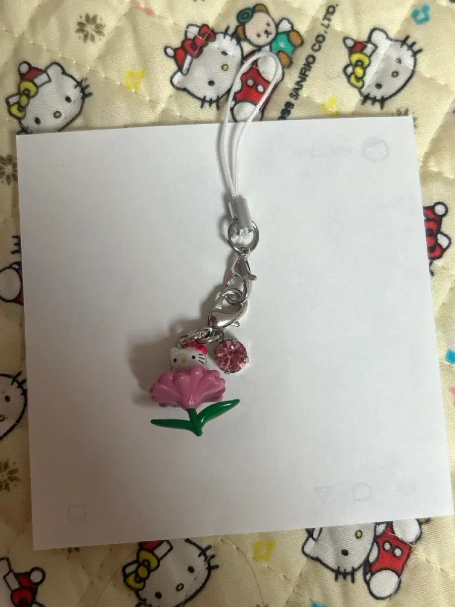 ハローキティ 花 ストラップ - メルカリ
