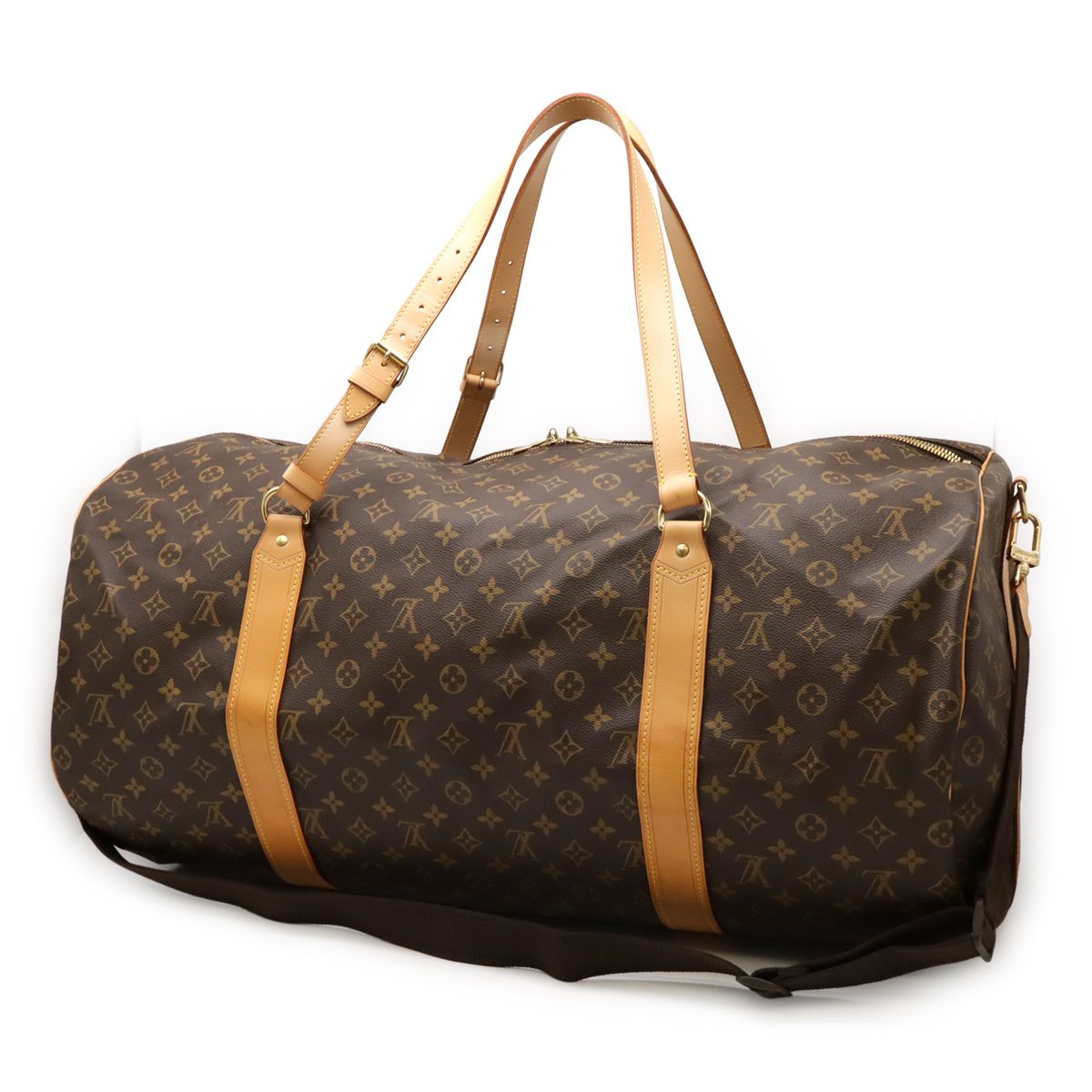 LOUIS VUITTON ルイ ヴィトン モノグラム サック ポロション ボストンバッグ トラベルバッグ 旅行カバン 2 WAY ショルダーバッグ M 41222