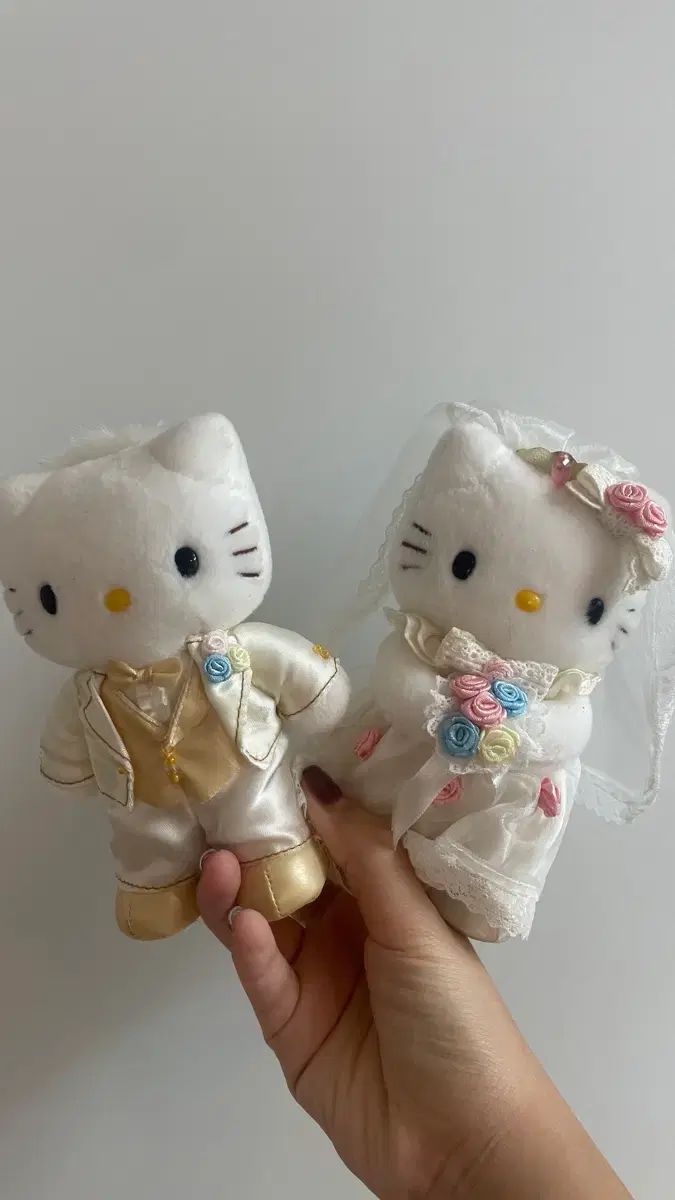 レトロキティー ウェディング 花嫁 花婿 セット