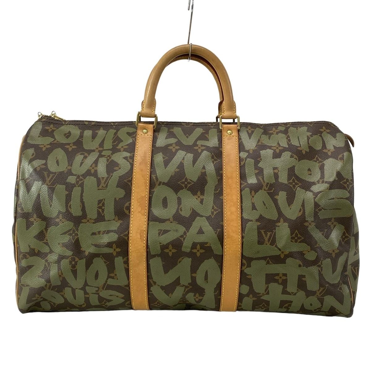 LOUIS VUITTON ルイヴィトン ボストンバッグ グラフィティ キーポル50 M 92196 ヴェール