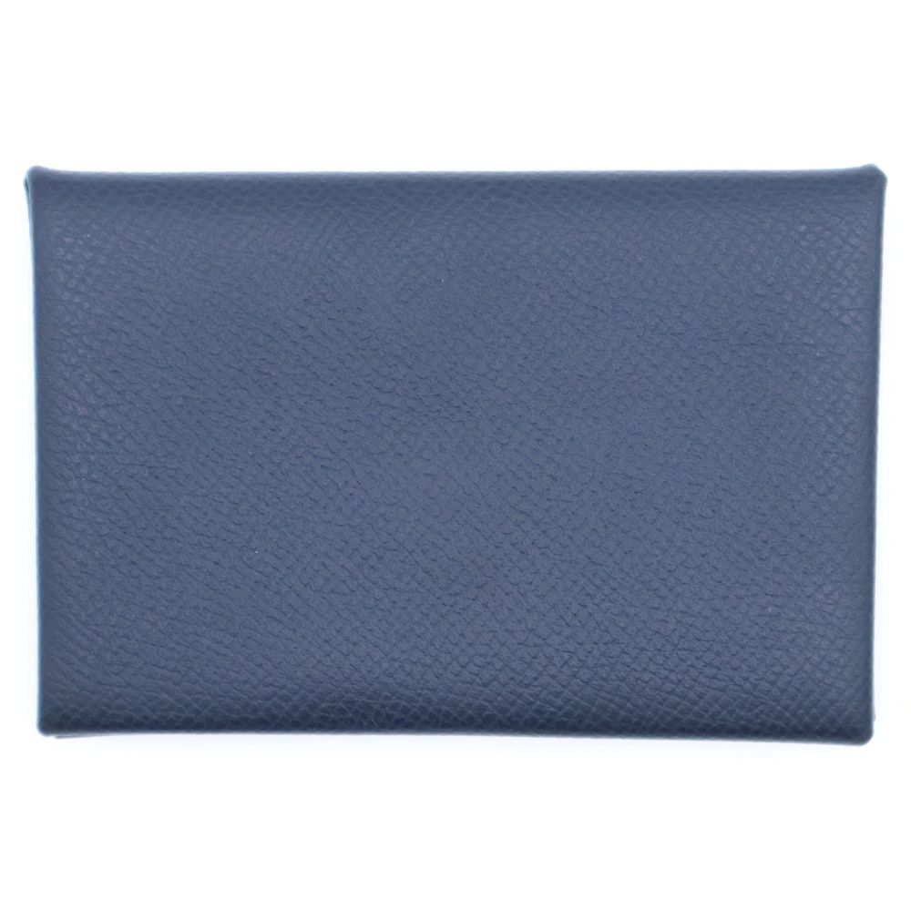 HERMES エルメス カルヴィ カードケース D刻印 名刺入れ ネイビー