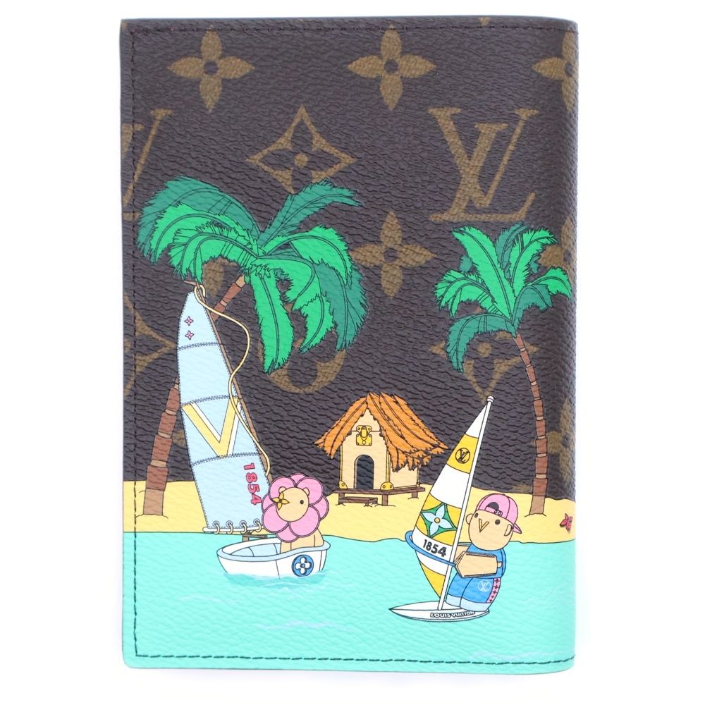 LOUIS VUITTON ルイヴィトン クーヴェルテュール パスポール ヴィヴィエンヌ パスポートケース パスポートホルダー 手帳カバー ブックカバー ブラウン PVC M 82625