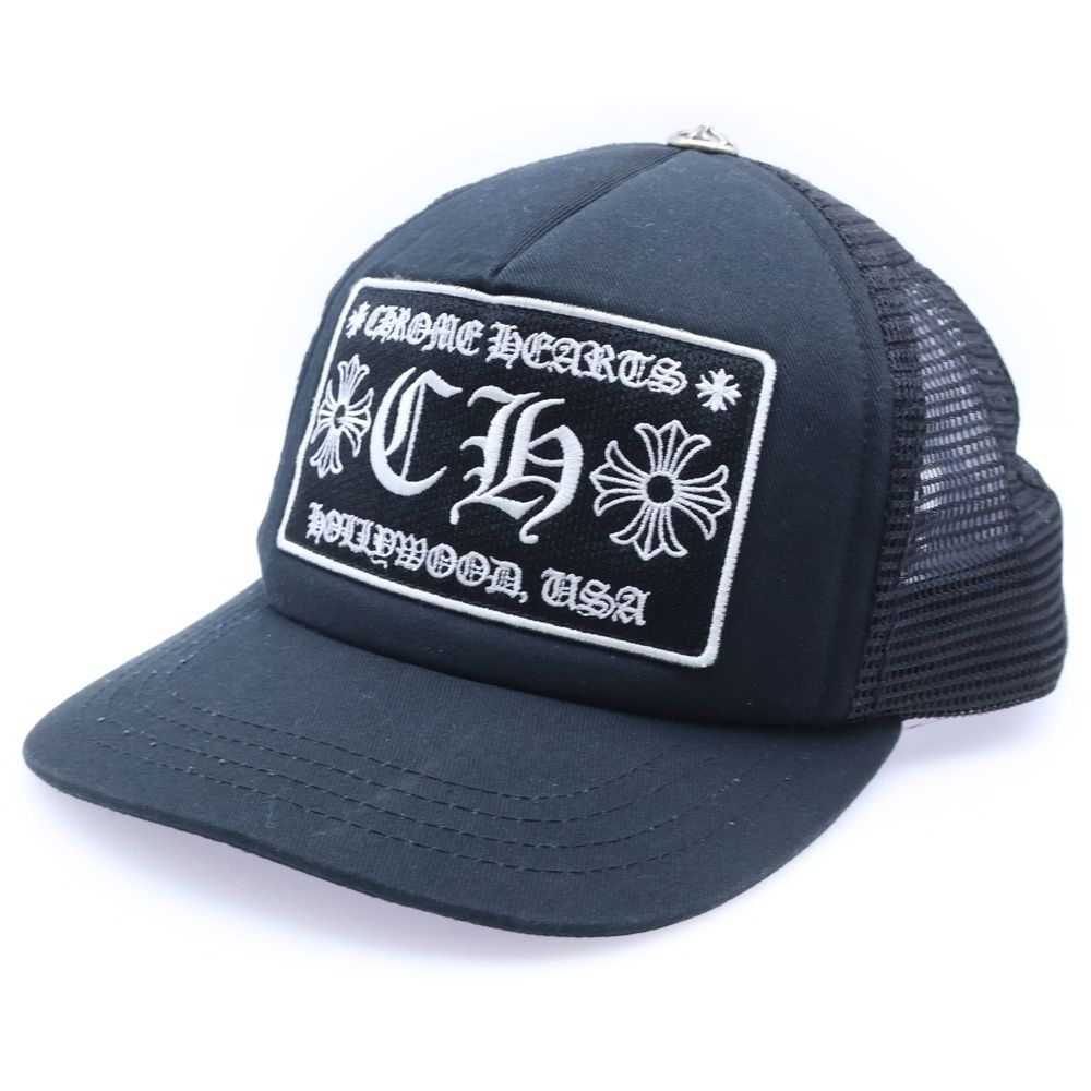 CHROME HEARTS クロムハーツ TRUCKER CAP トラッカーキャップ CHパッチクロスボール付メッシュキャップ帽子