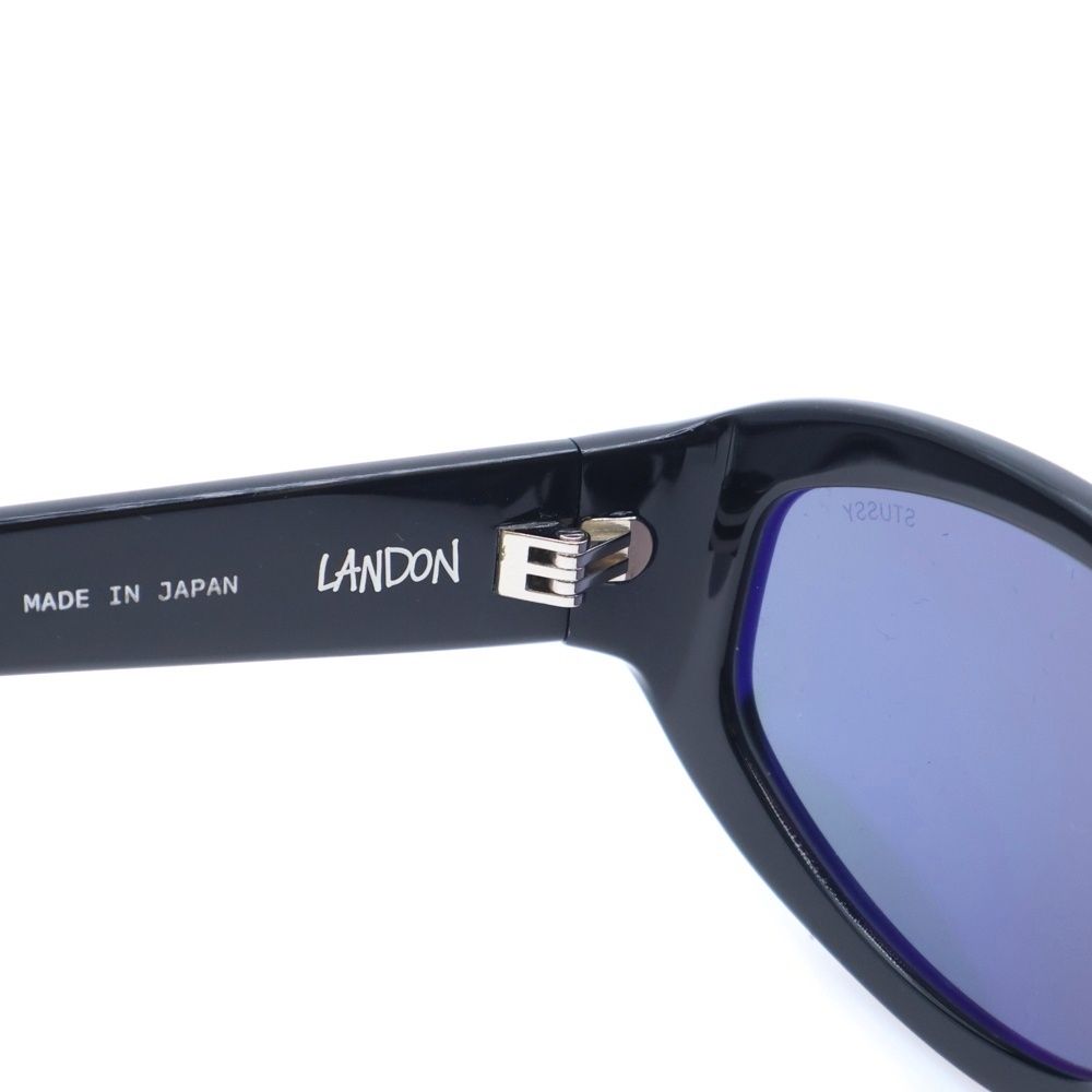 Stussy Landonサングラス Landon Sunglasses – Black/Black Lens | Eyegear | Stüssy