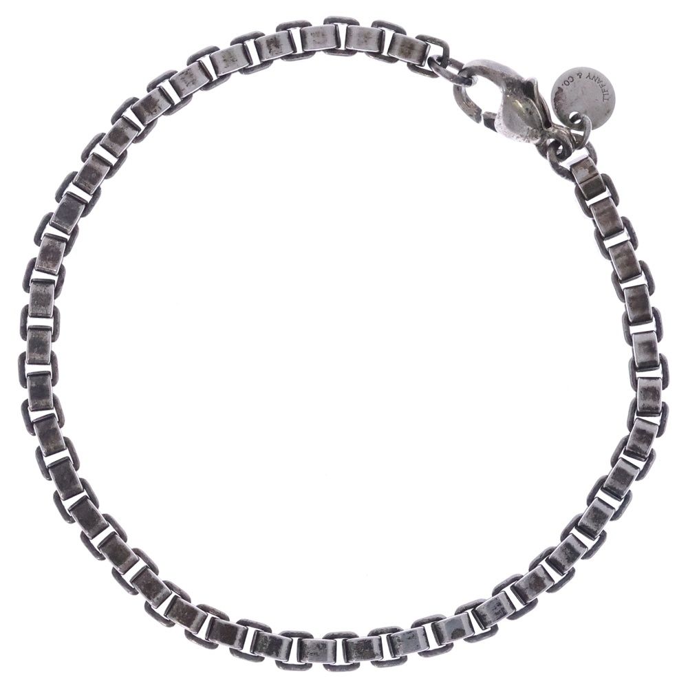 TIFFANY Co ティファニー ベネチアン ブレスレット チェーン シルバー SV 925