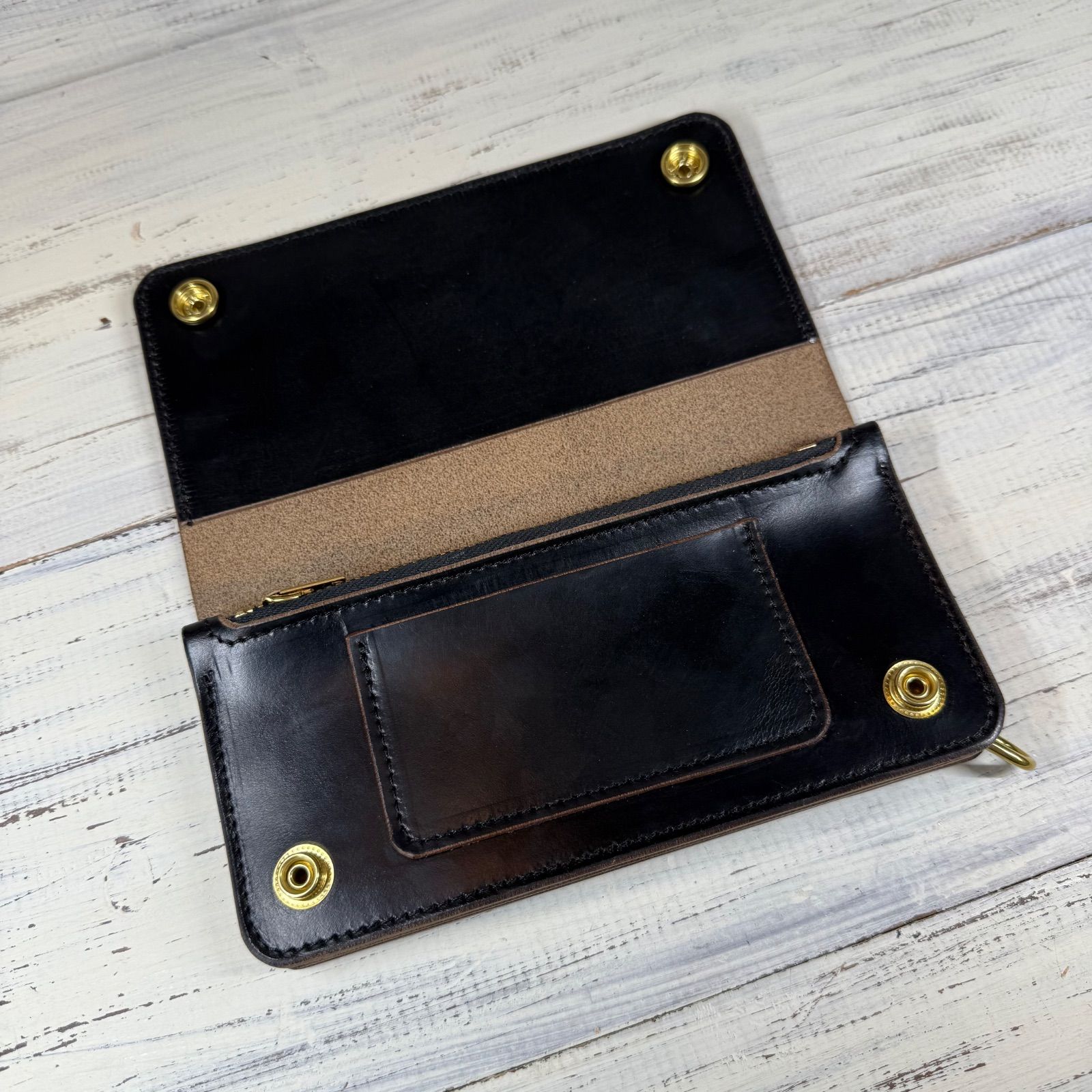 【トラッカーウォレット ロング 2層】クロムエクセル ユニバーサル ゴールド トラッカーウォレット ロング 2層】クロムエクセル ユニバーサル